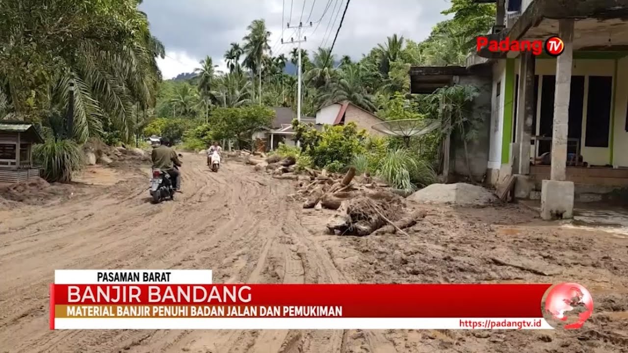 Belasan Rumah Warga Di Nagari Kajai Kecamatan Talamau Kabupaten Pasaman Barat Diterjang Banjir
