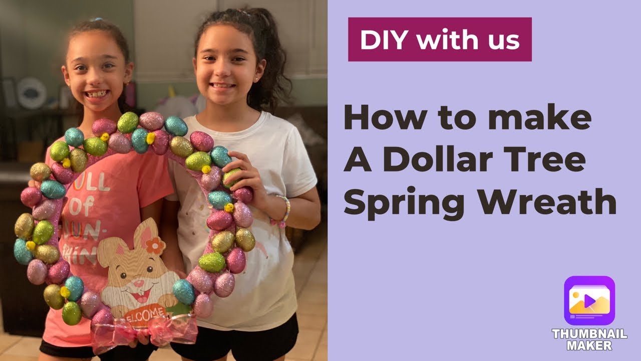 DIY Dollar Tree Spring Wreath under $10 - YouTube