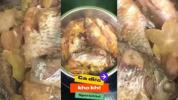 Cá diếc kho khế