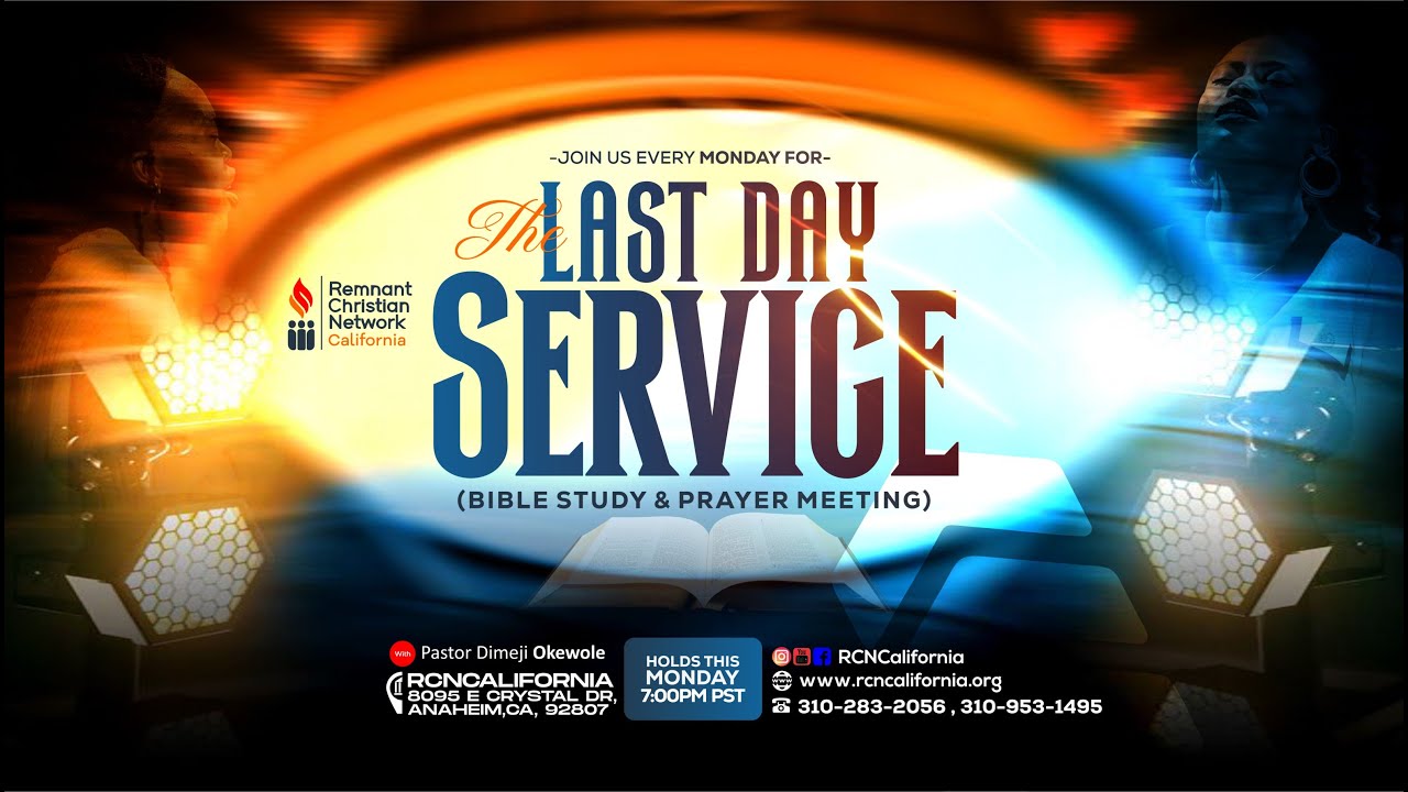 THE LAST DAY SERVICE|| MONDAY BIBLE STUDY|| 9/15/25 - YouTube