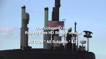 USS Minnesota (SSN-683) Virginia Class Attack Submarine by GotFootageHD.com