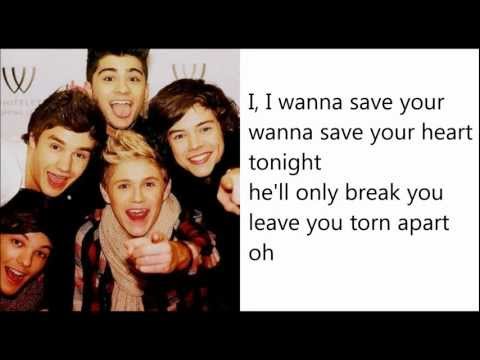 (+) One Direction - Save You Tonight (Lyrics)