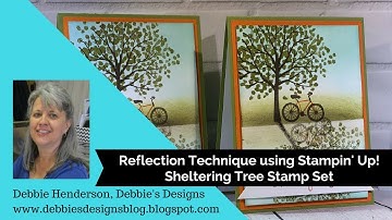 Reflection Technique using Stampin
