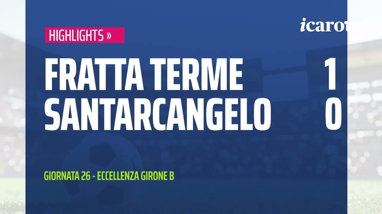 Fratta Terme-Young Santarcangelo 1-0, il servizio