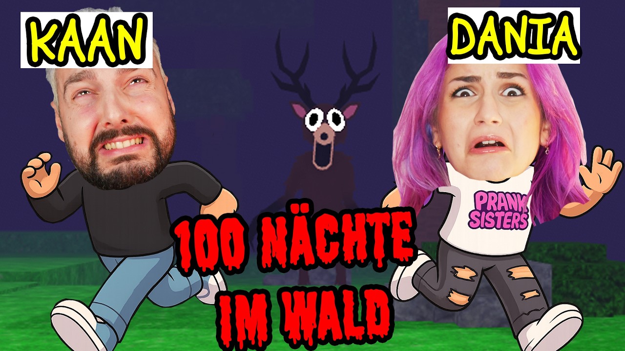 2 YOUTUBER müssen 1.MAL 100 NÄCHTE IM WALD ÜBERLEBEN!