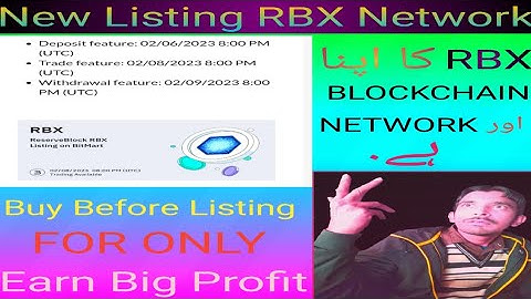 How to buy before listing Rbx network Crypto | New Listing RBX coin on bitmart | Rbx token kaisy buy