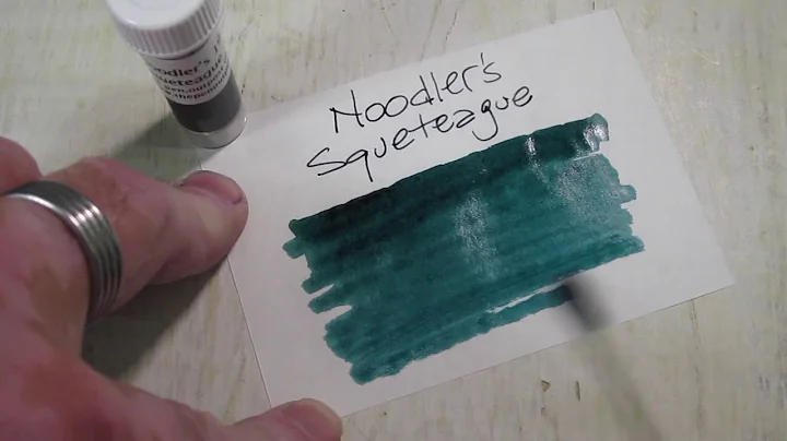 Noodler's Squeteague writing sample