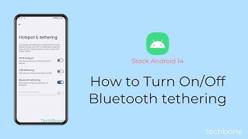 How to Turn On/Off Bluetooth tethering [Android 14]
