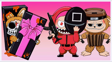 Sprunki🤩Labubu😍Squid game 3 Phases #sprunki #animation #brainrot #funny