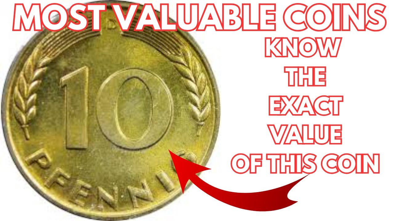 希少品‼︎ 10PFENNIG ミントマークG 1950年 ドイツ連邦共和国 レア World's Rarest 10 Pfennig 1950 with D-Mintmark – Worth Millions
