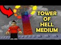 ESSA É A TORRE NÍVEL MÉDIO - Roblox Tower of Hell Medium