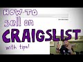 How to sell on craigslist  full walkthrough with tips