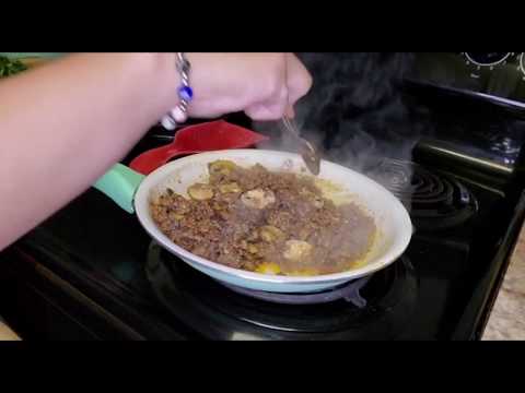 Ground Beef with Cauliflower Casserole