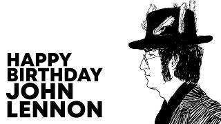 Motion Graphics : Happy Birthday John Lennon ( October 9 ) - Photoshop and After Effects CC