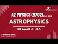 Astrophysics (Lecture 1) [A2 9702 Physics 2023-24]