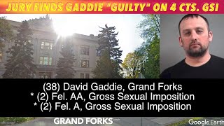 Grand Forks Jury Finds Gaddie "Guilty"