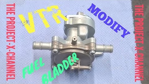HONDA VTR FIRESTORM FUEL TAP BLADDER REPLACEMENT