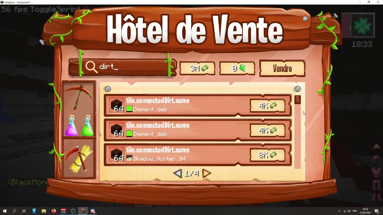 arnaque pala vert + tpkill