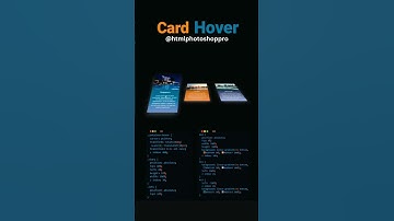 hovering cards HTML CSS #shortvideo #viralvideo #coding  #short #shortsviral