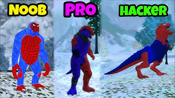 lNOOB vs PRO vs HACKER - DINO HUNTING GAME - WILD ANIMAL 3D GAME - HIMESH 40