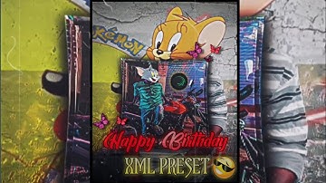 BIRTHDAY ★ SPECIAL 🎂 | Alight Motion FREE XML 🦋 PRESET | Ae Inspired