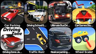 Car Parking,Driving School Simulator,Ultimate Bus Driver,Car Games Stunts,Driving Zone,Traffic Run screenshot 2