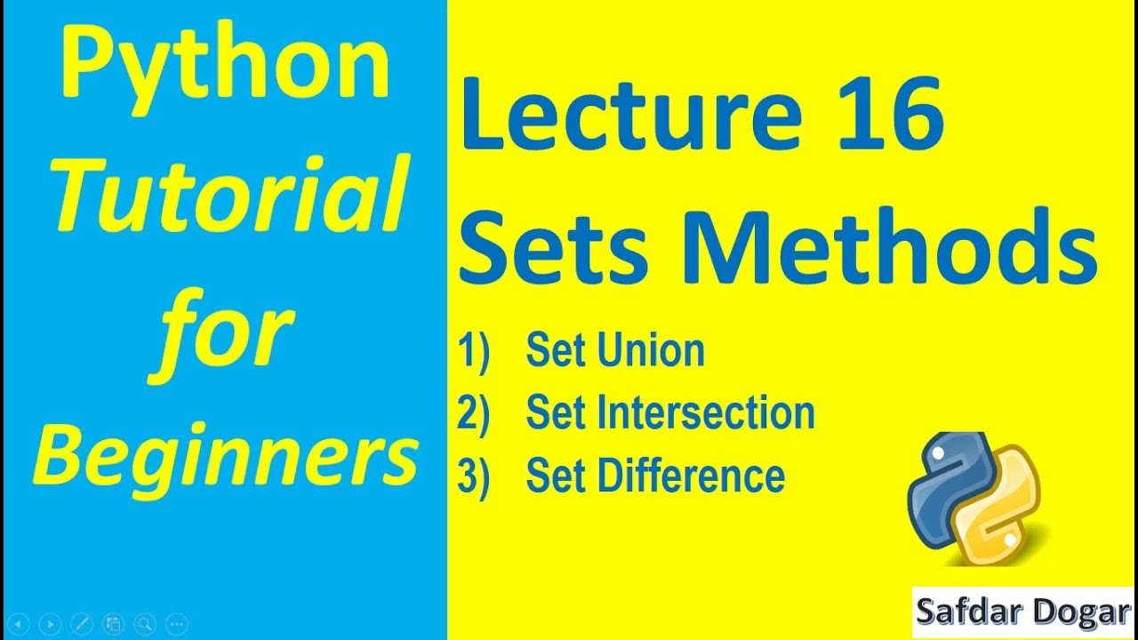 Python set methods. Intersection в питоне. symmetric_intersection в питоне. set union.