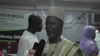 INDUCTION OF FELLOWS OF THE NIGERIAN INSTITUTE OF BUILDING, 2017