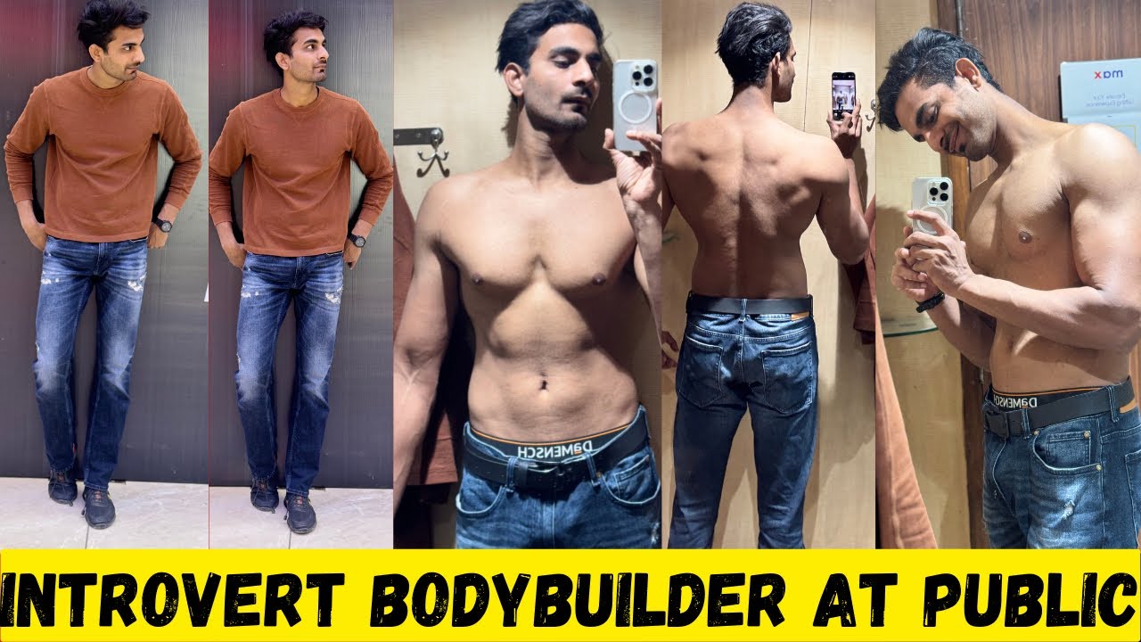 Natural/Introvert Bodybuilder at public Reaction 🤐 - YouTube