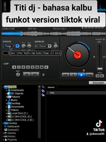 titi dj - bahasa kalbu funkot version tiktok viral