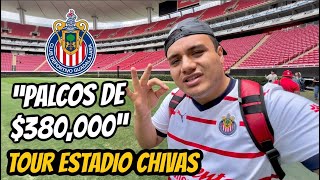 ¡ME COLÉ a la CANCHA del ESTADIO de CHIVAS! *CONOCÍ LO MÁS COSTOSO $* Previa del CHIVAS vs SAN LUIS