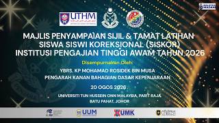 Majlis Perbarisan Tamat Latihan SISKOR 2026