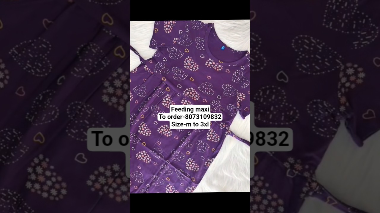 Maternity wear | feeding maxi | pullup wear | 