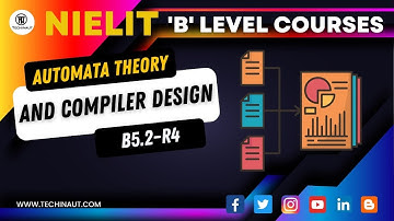 AUTOMATA THEORY AND COMPILER DESIGNB5.2–R4B-level#nielit #technology #design  #compiler_design