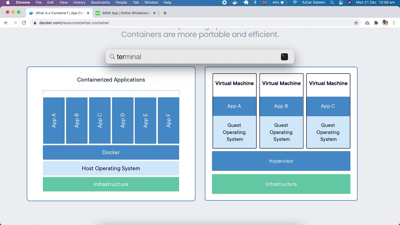 Docker Containers vs Virtual Machines part 5 - YouTube