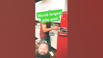 World Largest Jello pool. How to create a viral YouTube channel? #jellyroll #trends#jelly #youtube