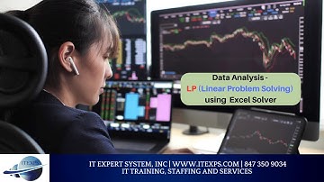 LP Linear Problem Solving using Excel Solver | Data Analysis Training |  IT Expert System, INC