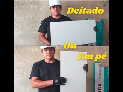 REVESTIMENTO DE PAREDE, DEITADO OU EM PÉ? - YouTube