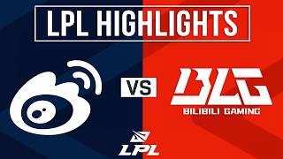 WBG vs BLG Highlights ALL GAMES | LPL 2026 Split 2 | Weibo Gaming vs Bilibili Gaming