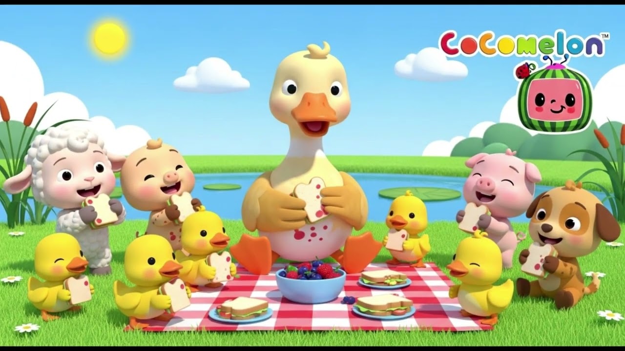 Five Little Ducks Shows Kindness