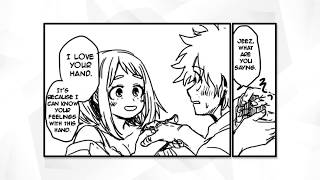 Izuku Midoriya Deku X Ochako Uraraka Doujinshi - Hands Izuocha