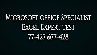 Microsoft Office Specialist-Excel expert(77-427 & 77-428) tracking changes in workbooks.