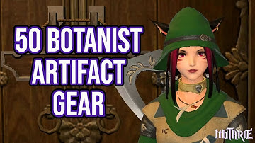 FFXIV 2.0 0107 Botanist Quest Level 50 + Artifact Gear