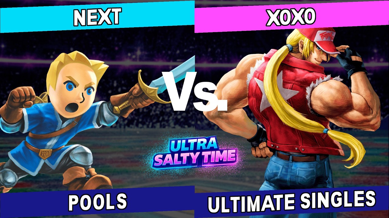 Ultra Salty Time POOLS - Next (Mii Swordfighter) Vs. XOXO (Terry, Donkey Kong) Smash Ultimate - SSBU