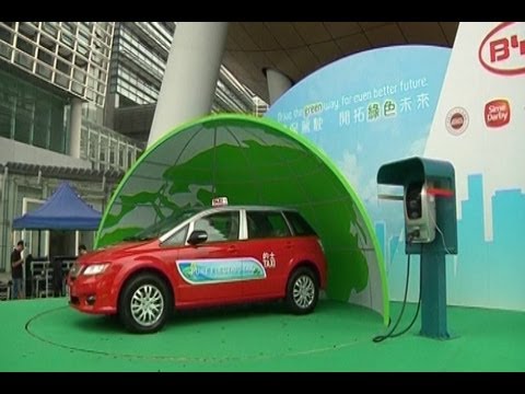 BYD Unveils Electric Taxi Fleet in Hong Kong