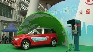BYD Unveils Electric Taxi Fleet in Hong Kong