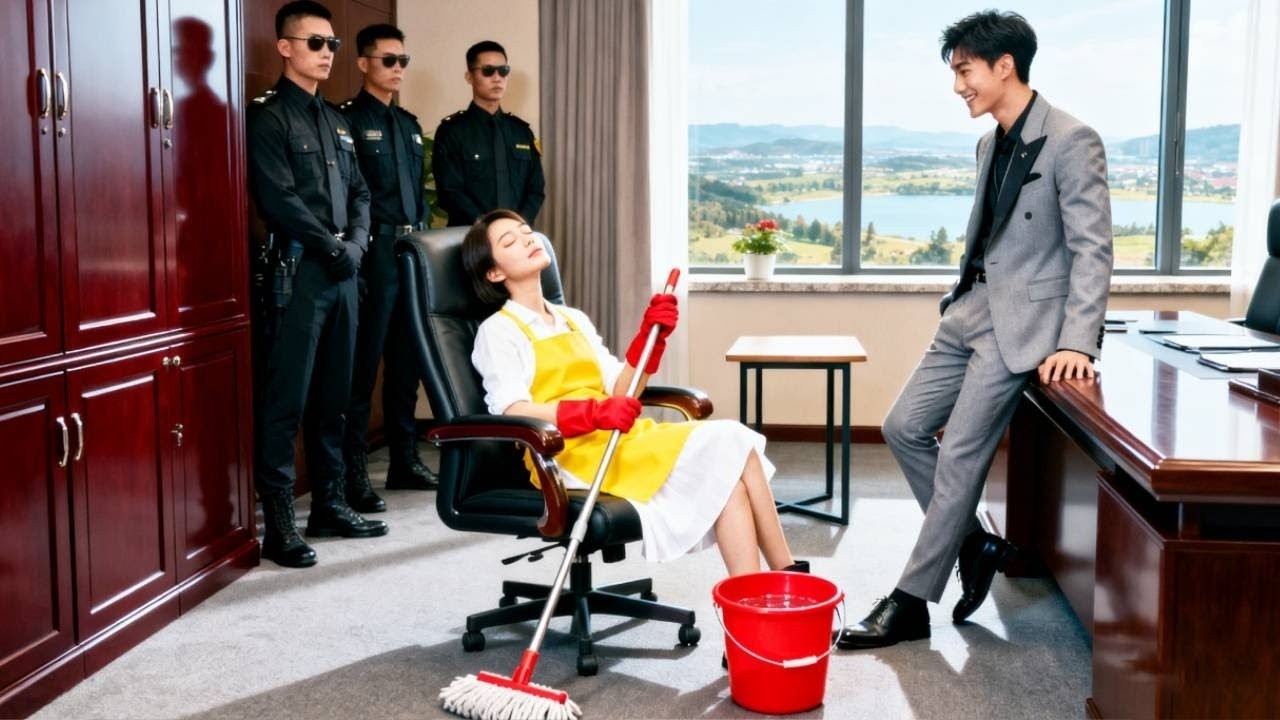 A Tired Cleaner Fell Asleep In The CEO's Office—He Walked In & Fell In Love At First Sight!