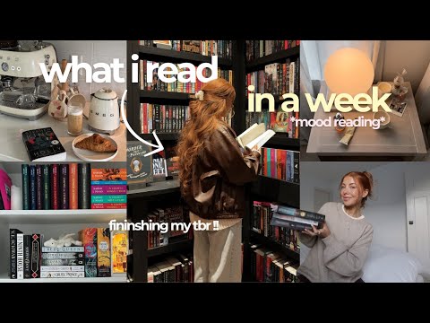 how much i REALISTICALLY read in a week 📖⭐️ *mood read with me*
