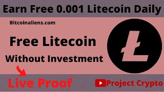 Bitcoin Aliens App  - Earn Free 0.001 Litecoin Daily Without Investment 2021 |By Project Crytpto screenshot 4