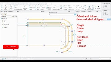 Offset and Thicken commands demonstrated with all sub-types in Creo Parametric